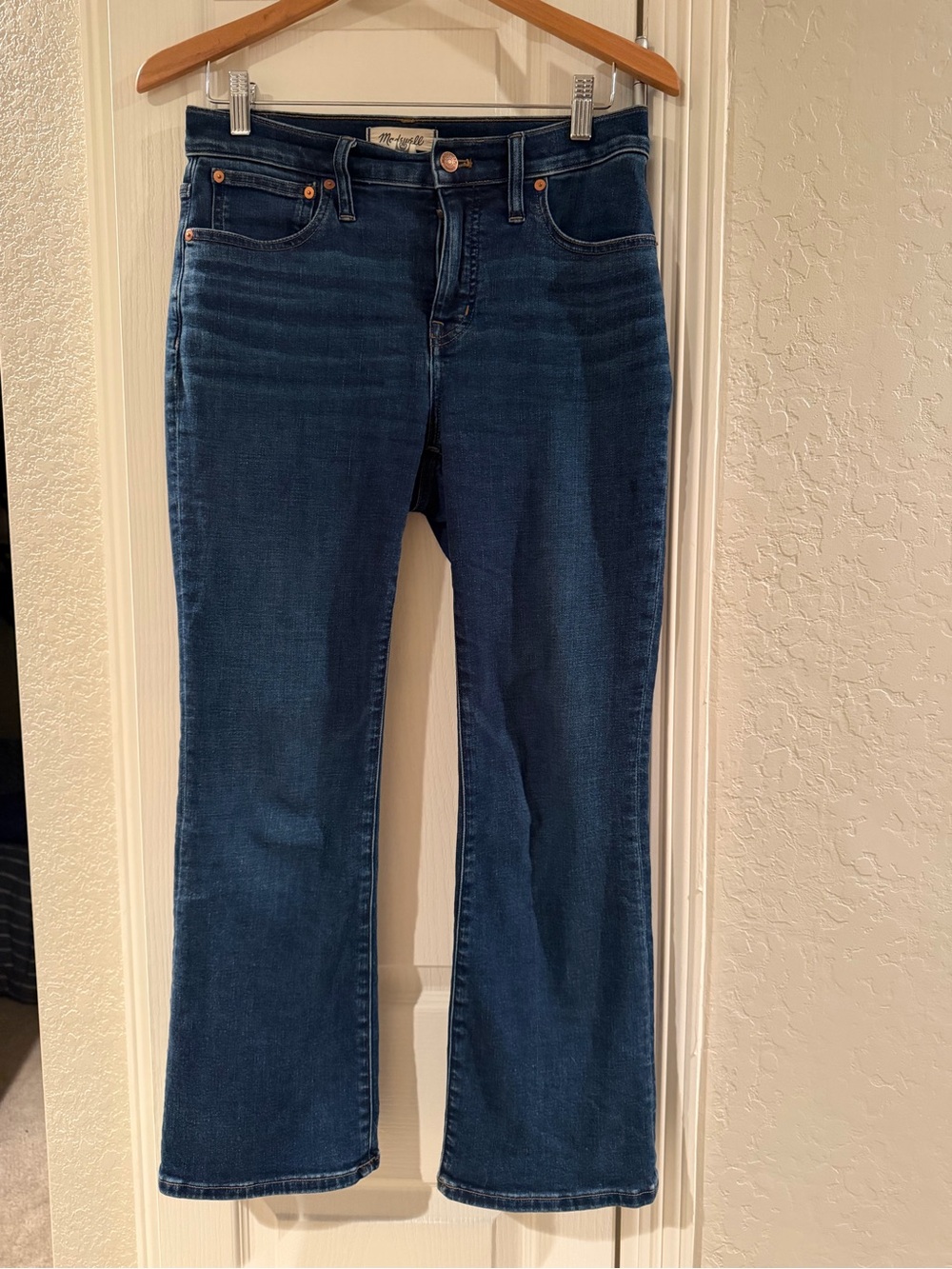 Madewell Mid-Rise Kickout Jean Dark Blue Women's Size 27
